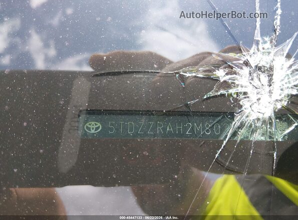 5TDZZRAH2MS031601 2021 TOYOTA HIGHLANDER Black 