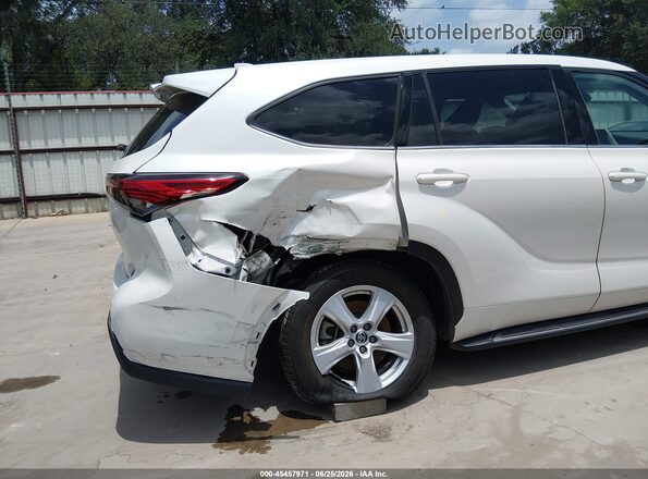 5TDZZRAH7LS009592 2020 TOYOTA HIGHLANDER Белый Вид спереди