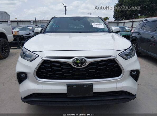 5TDZZRAH7LS009592 2020 TOYOTA HIGHLANDER Белый Вид щитка приборов