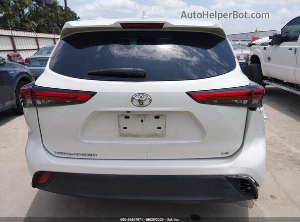 5TDZZRAH7LS009592 2020 TOYOTA HIGHLANDER Белый 