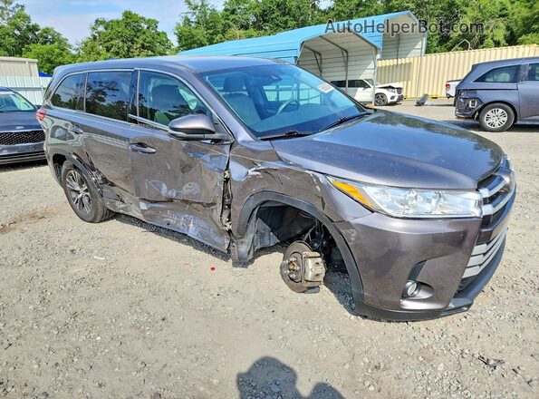 5TDZZRFH1HS218066 2017 TOYOTA HIGHLANDER Charcoal Delantero derecho