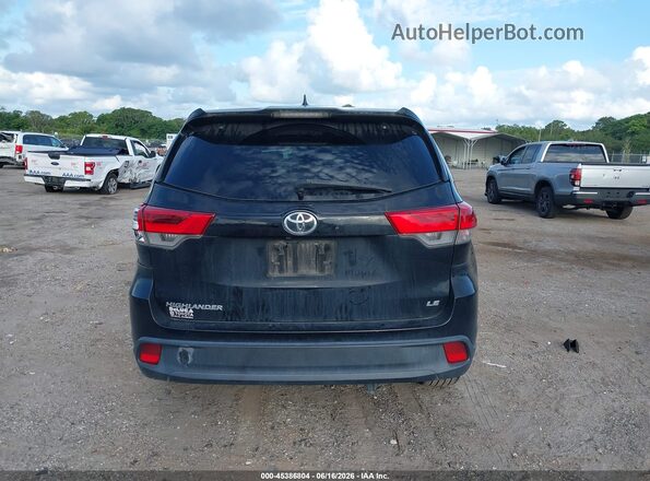 5TDZZRFH1JS240137 2018 TOYOTA HIGHLANDER Black 