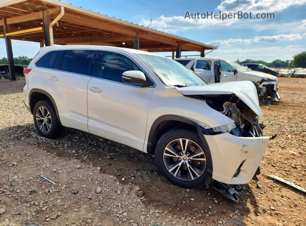 5TDZZRFH1JS248951 2018 TOYOTA HIGHLANDER White წინა მარჯვენა