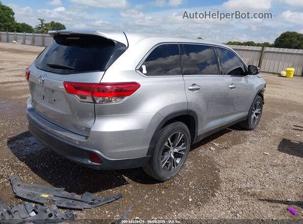 5TDZZRFH2KS298808 2019 TOYOTA HIGHLANDER Silver Հետևի աջ