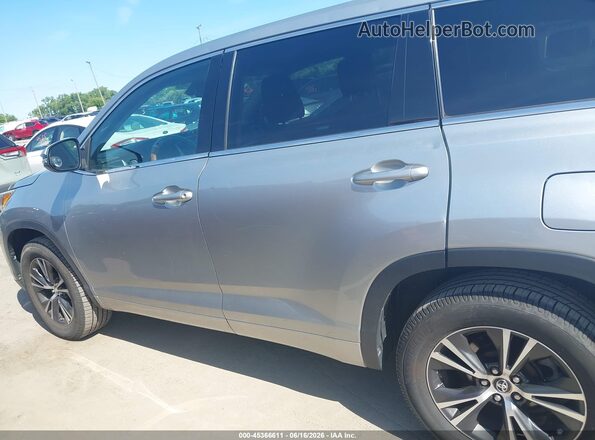 5TDZZRFH4JS238592 2018 TOYOTA HIGHLANDER Серебряный Панорамный вид салона 360°