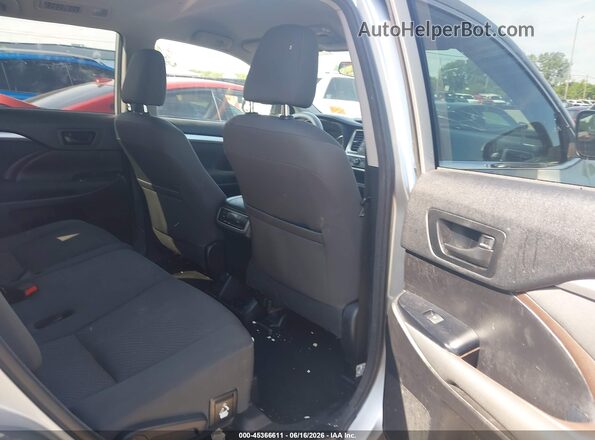 5TDZZRFH4JS238592 2018 TOYOTA HIGHLANDER Серебряный Вид наклейки с VIN-кодом