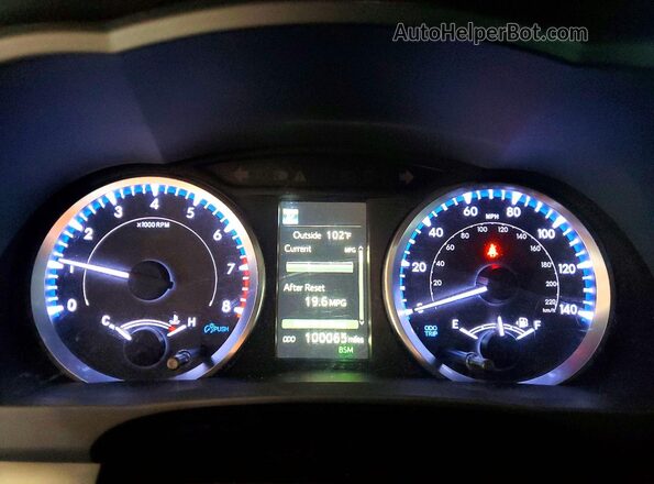5TDZZRFH4KS342291 2019 TOYOTA HIGHLANDER Gray Vista del cuadro de instrumentos