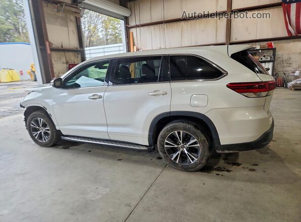 5TDZZRFH5JS260598 2018 TOYOTA HIGHLANDER White უკანა მარცხენა