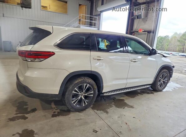 5TDZZRFH5JS260598 2018 TOYOTA HIGHLANDER White უკანა მარჯვენა