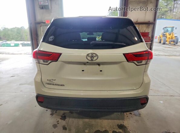5TDZZRFH5JS260598 2018 TOYOTA HIGHLANDER White უკანა ხედი