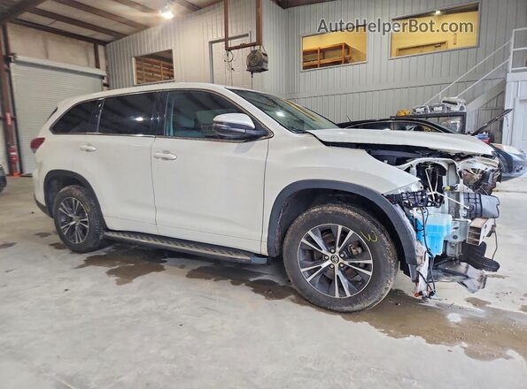 5TDZZRFH5JS260598 2018 TOYOTA HIGHLANDER White წინა მარჯვენა