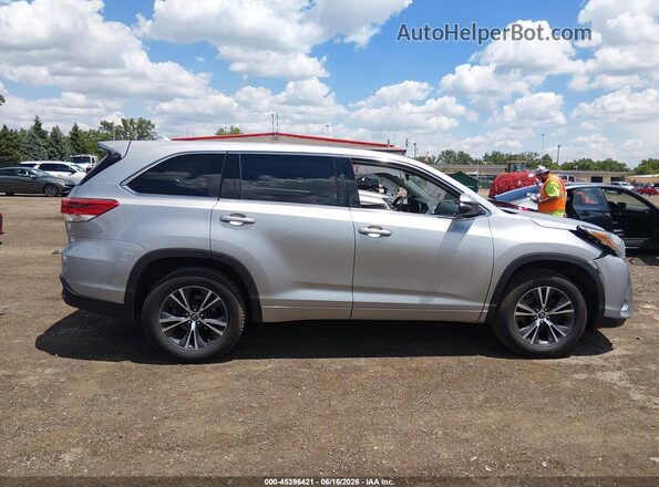 5TDZZRFH6JS279368 2018 TOYOTA HIGHLANDER Серый Вид задней части салона
