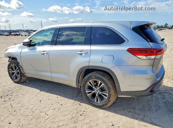 5TDZZRFH7JS239641 2018 TOYOTA HIGHLANDER Silver უკანა მარცხენა