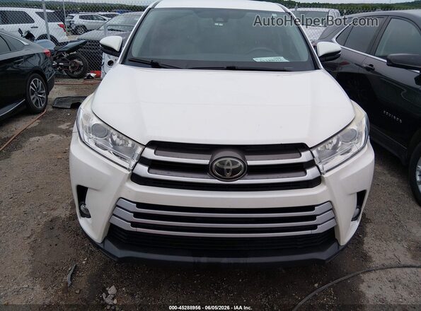 5TDZZRFH7JS241857 2018 TOYOTA HIGHLANDER Белый Вид щитка приборов