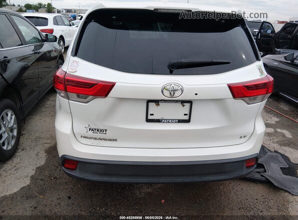 5TDZZRFH7JS241857 2018 TOYOTA HIGHLANDER Белый 