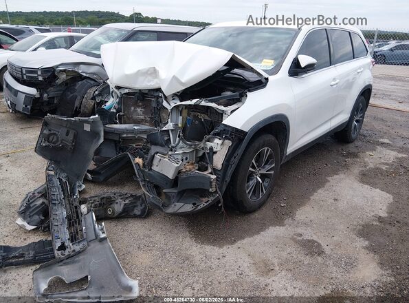 5TDZZRFH9KS333733 2019 TOYOTA HIGHLANDER White Przód lewy