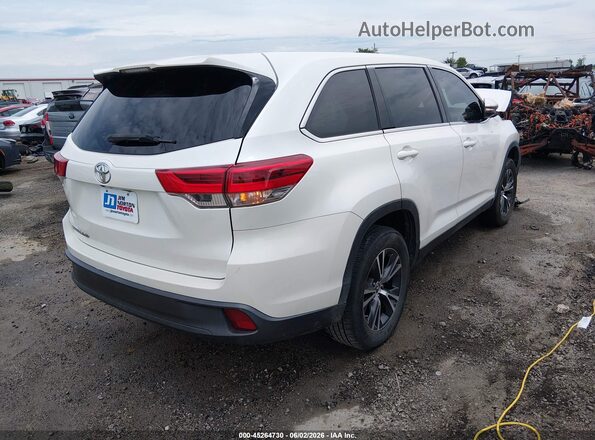 5TDZZRFH9KS333733 2019 TOYOTA HIGHLANDER White Tył prawy