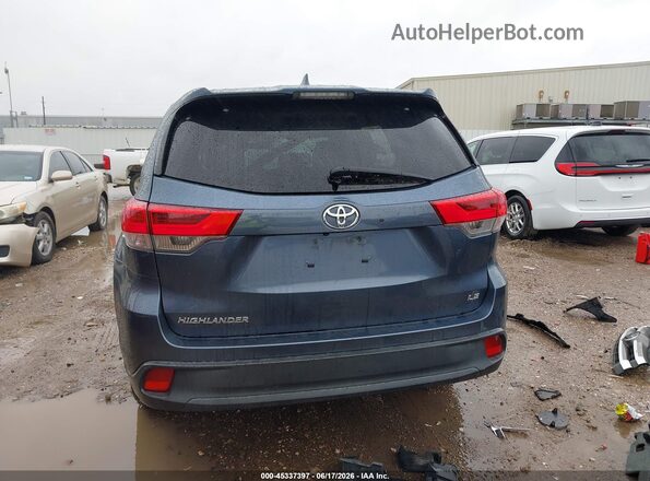 5TDZZRFH9KS361368 2019 TOYOTA HIGHLANDER Blue 