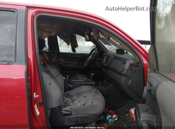 5TFAX5GN6KX137677 2019 TOYOTA TACOMA Red Vista interior delantera