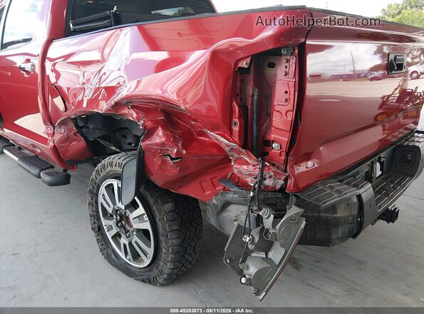 5TFAY5F14JX769331 2018 TOYOTA TUNDRA Red Դիմացի տեսք