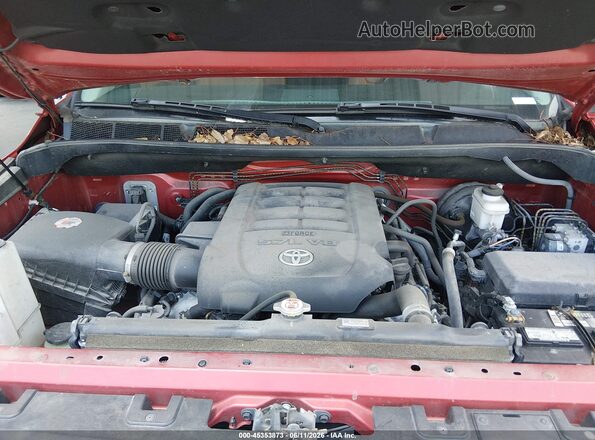 5TFAY5F14JX769331 2018 TOYOTA TUNDRA Red Հետևի տեսք