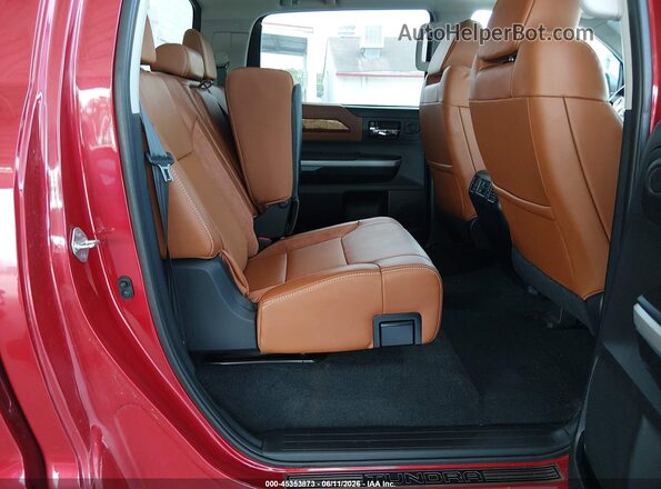 5TFAY5F14JX769331 2018 TOYOTA TUNDRA Red VIN կոդի պիտակի տեսք