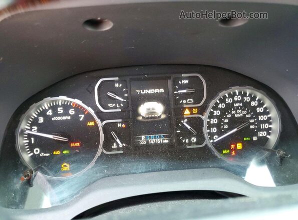 5TFAY5F14MX011607 2021 TOYOTA TUNDRA Gray Вид щитка приладів