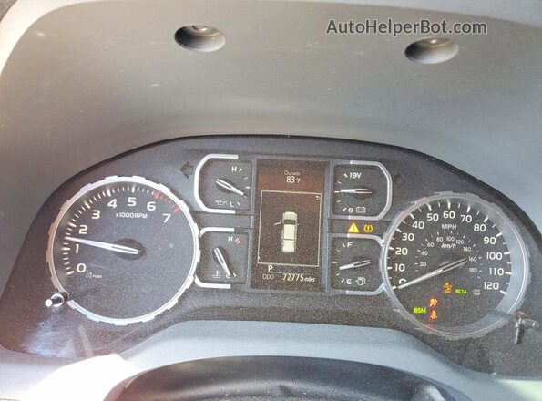 5TFAY5F17JX730751 2018 TOYOTA TUNDRA Black Widok zestawu wskaźników