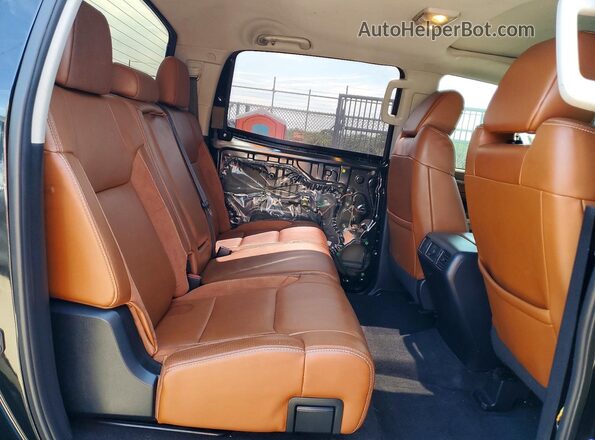 5TFAY5F17JX730751 2018 TOYOTA TUNDRA Black Widok tylnych siedzeń