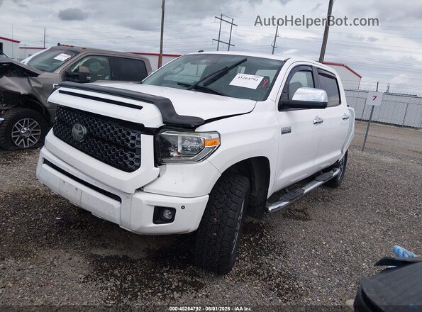 5TFAY5F17KX796489 2019 TOYOTA TUNDRA Белый Передняя левая четверть