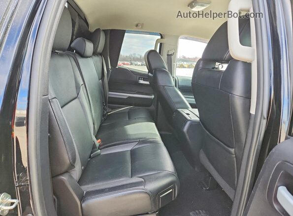 5TFBY5F10KX799044 2019 TOYOTA TUNDRA Black Vista de los asientos traseros
