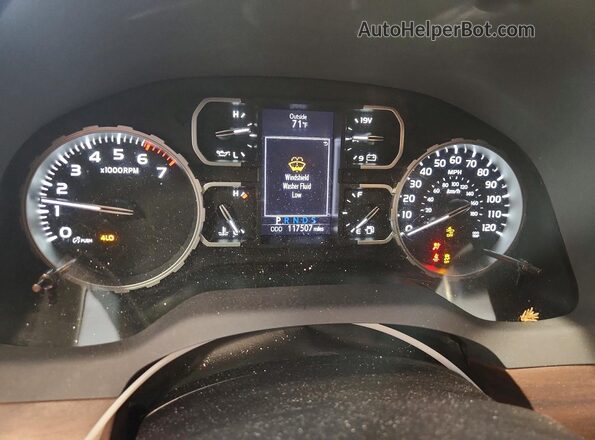 5TFBY5F11KX784360 2019 TOYOTA TUNDRA Brown Widok zestawu wskaźników
