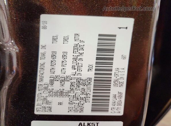 5TFBY5F11KX784360 2019 TOYOTA TUNDRA Brown Widok komory silnika