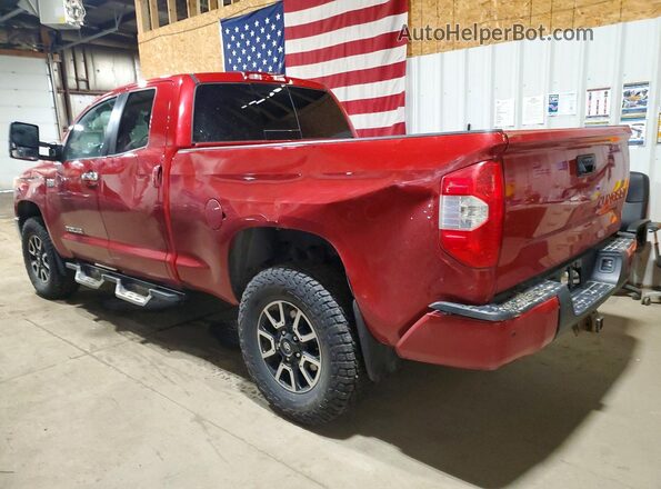 5TFBY5F19GX497517 2016 TOYOTA TUNDRA Red Հետևի ձախ