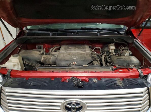 5TFBY5F19GX497517 2016 TOYOTA TUNDRA Red Սալոնի հետևի տեսք