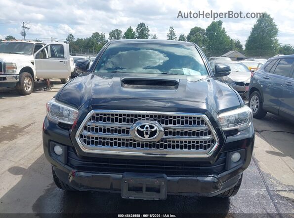 5TFBZ5DN5GX001373 2016 TOYOTA TACOMA Black Vista del cuadro de instrumentos