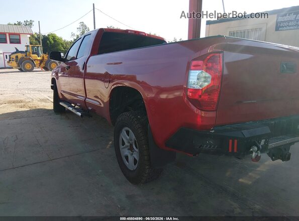 5TFCW5F16JX022716 2018 TOYOTA TUNDRA Красный Задняя левая четверть