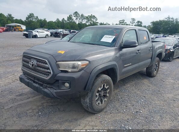 5TFCZ5AN0HX086519 2017 TOYOTA TACOMA Gray Vista tres cuartos delantera izquierda
