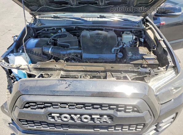 5TFCZ5AN0KX211154 2019 TOYOTA TACOMA Black უკანა სალონის ხედი