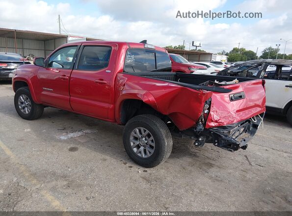 5TFCZ5AN2KX192817 2019 TOYOTA TACOMA Red Rear left