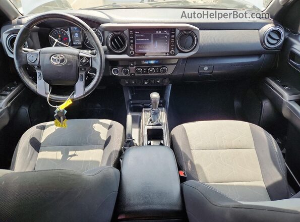 5TFCZ5AN2MX264943 2021 TOYOTA TACOMA Silver Առջևի վահանակի տեսք