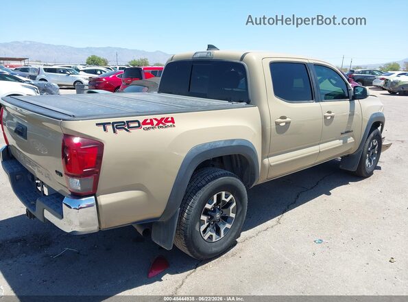5TFCZ5AN3JX134598 2018 TOYOTA TACOMA Brown უკანა მარჯვენა