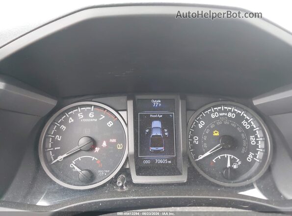 5TFCZ5AN3KX185990 2019 TOYOTA TACOMA Белый Вид задних сидений