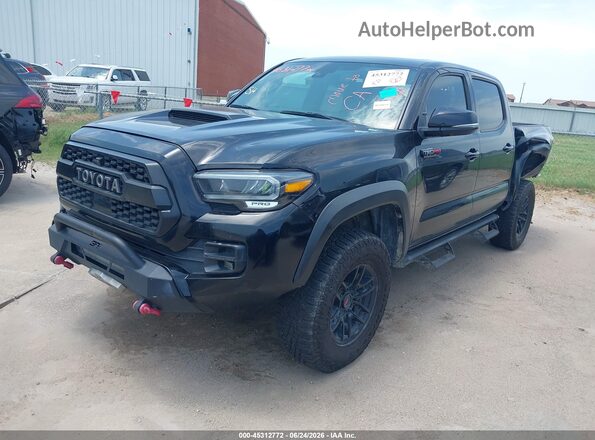 5TFCZ5AN3LX239595 2020 TOYOTA TACOMA Black წინა მარცხენა ხედი სამი მეოთხედიდან