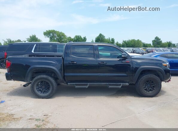 5TFCZ5AN3LX239595 2020 TOYOTA TACOMA Black უკანა სალონის ხედი