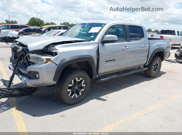 5TFCZ5AN3MX262652 2021 TOYOTA TACOMA Silver Передня ліва чверть