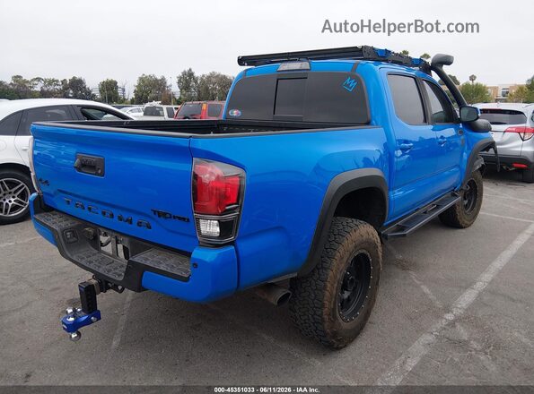 5TFCZ5AN5KX182976 2019 TOYOTA TACOMA Blue Rear right