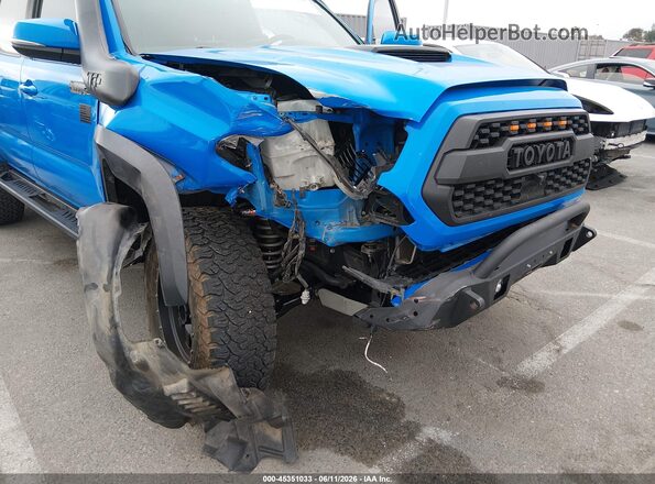 5TFCZ5AN5KX182976 2019 TOYOTA TACOMA Blue Front view