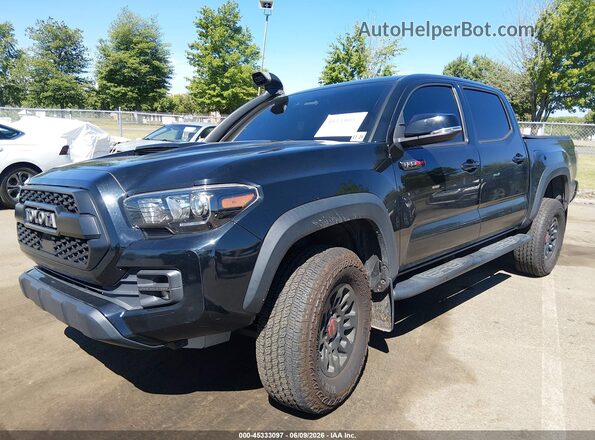 5TFCZ5AN6KX196725 2019 TOYOTA TACOMA Black Vista tres cuartos delantera izquierda
