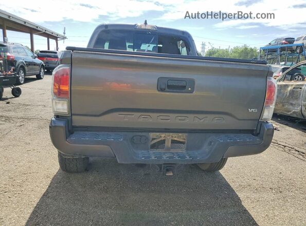 5TFCZ5AN6LX236402 2020 TOYOTA TACOMA Gray უკანა ხედი